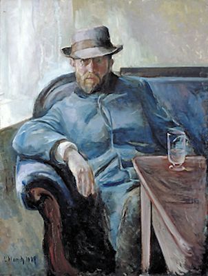 Hans Jaeger, par Edvard Munch