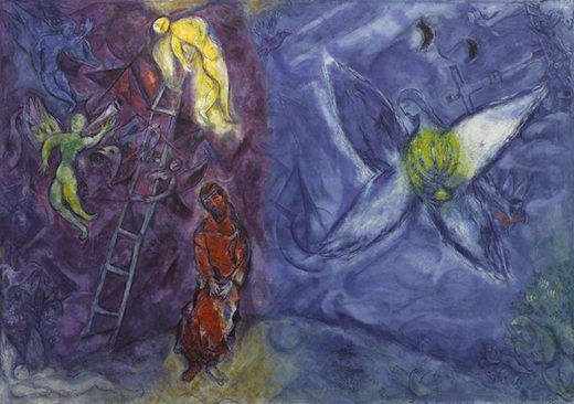 Le songe de Jacob, par Marc Chagall