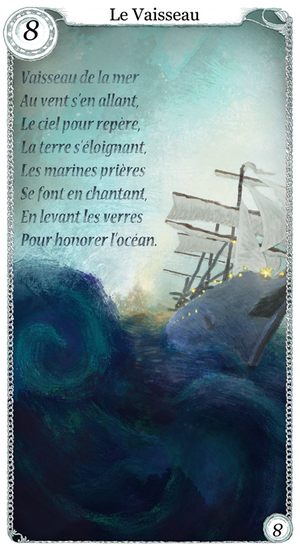 Le Vaisseau, carte de tarot