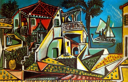 Paysage méditérranéen, Pablo Picasso